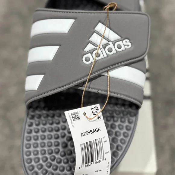 NWT-In Box Adidas Adissage Slides - Picture 7 of 8